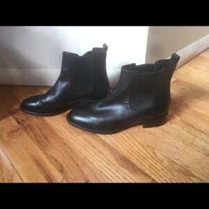 JCREW Black Booties Size 5